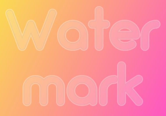 Шрифт с эффектом водяного знака добавить на фото или картинку